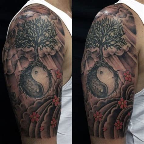 yin yang tattoo sleeve